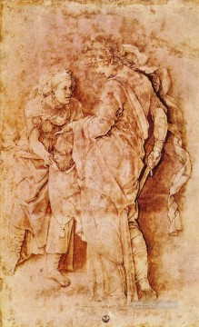 Andrea Mantegna Painting - Judit con la cabeza de Holofernes, pintor renacentista Andrea Mantegna